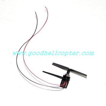 mjx-f-series-f47-f647 helicopter parts tail motor + tail motor deck + tail blade - Click Image to Close